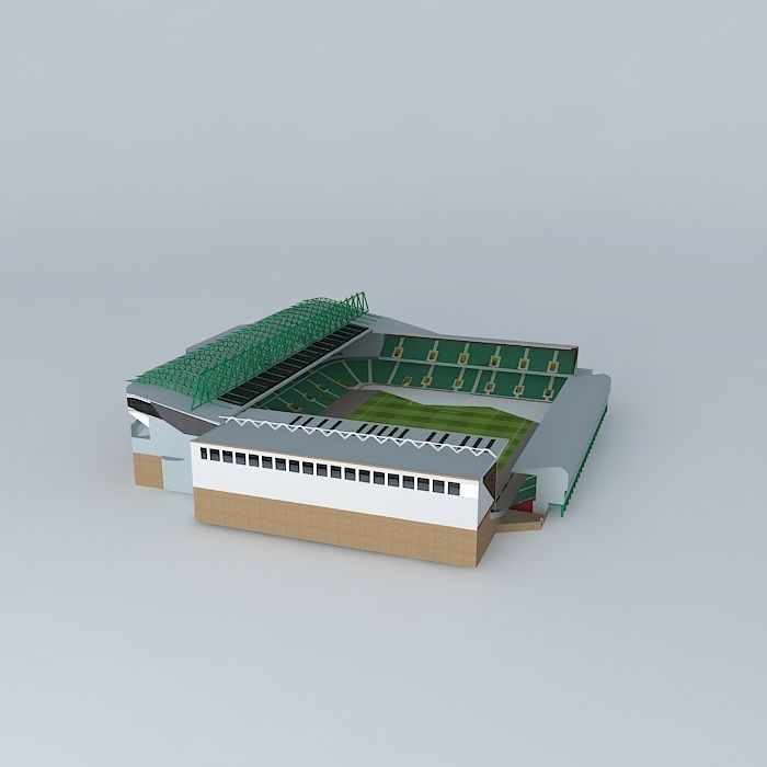 Upton park Stadium Free 3D model_1
