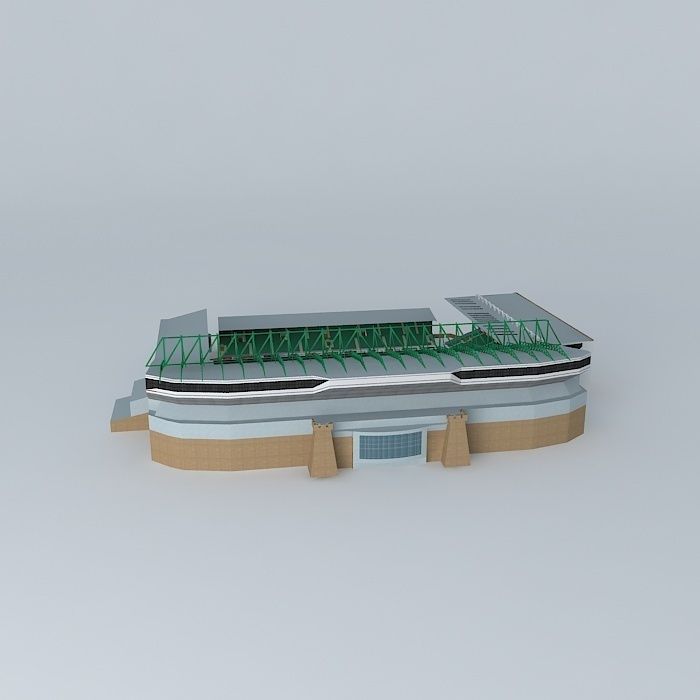 Upton park Stadium Free 3D model_2