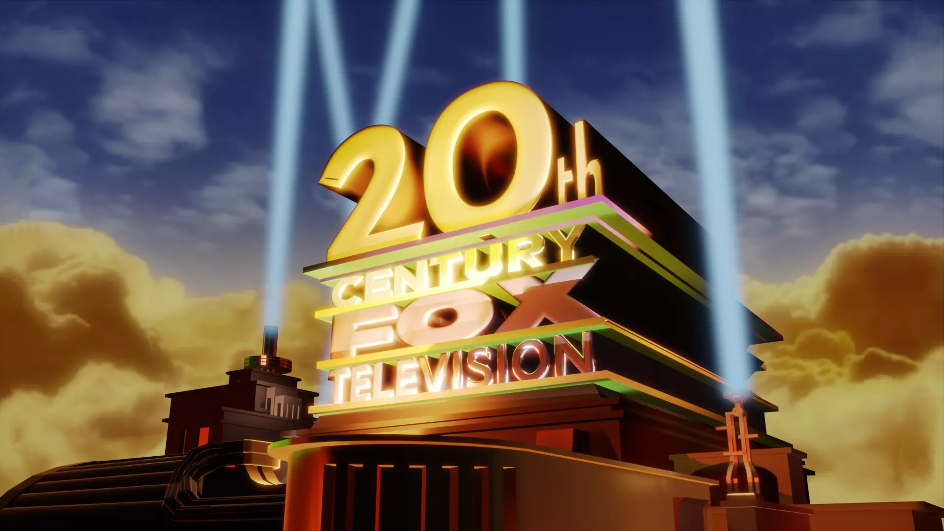 20th Century Fox Television 2007 Blender 2 80 3D model_0