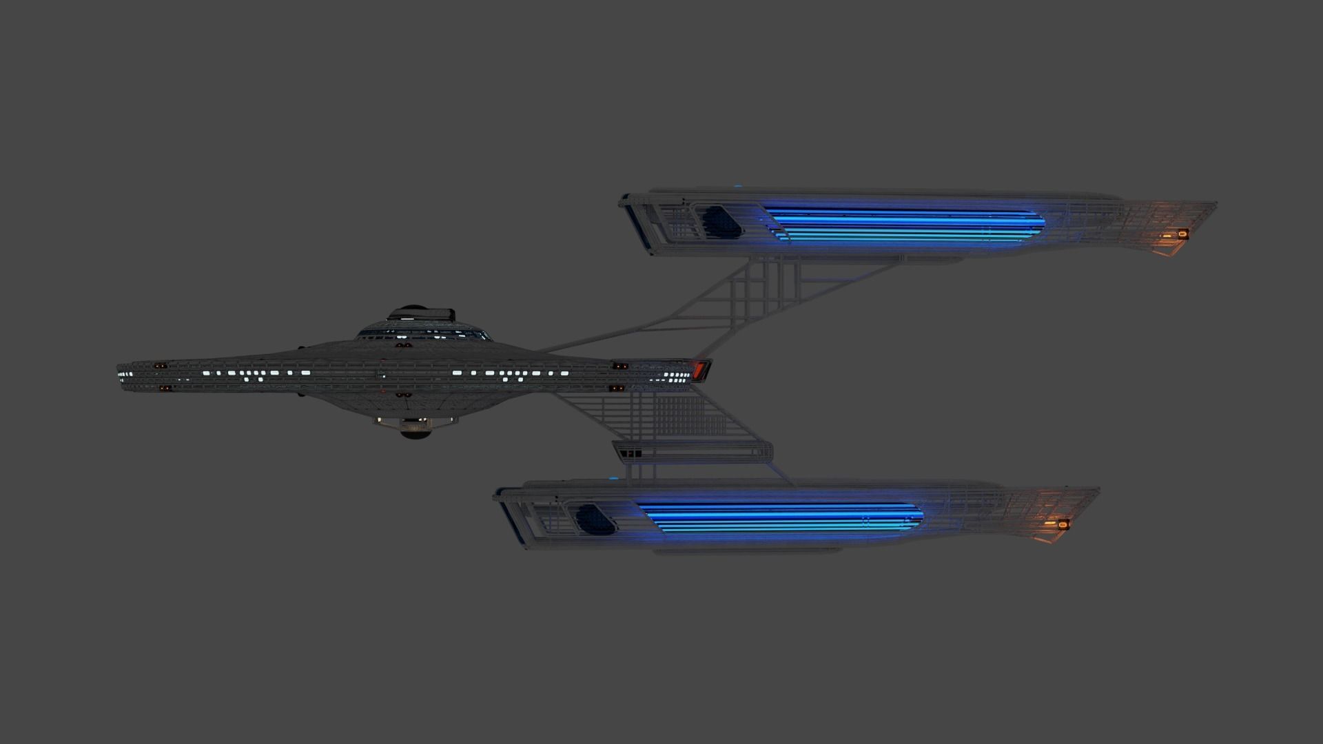 Akula Class Destroyer Free 3D model_6
