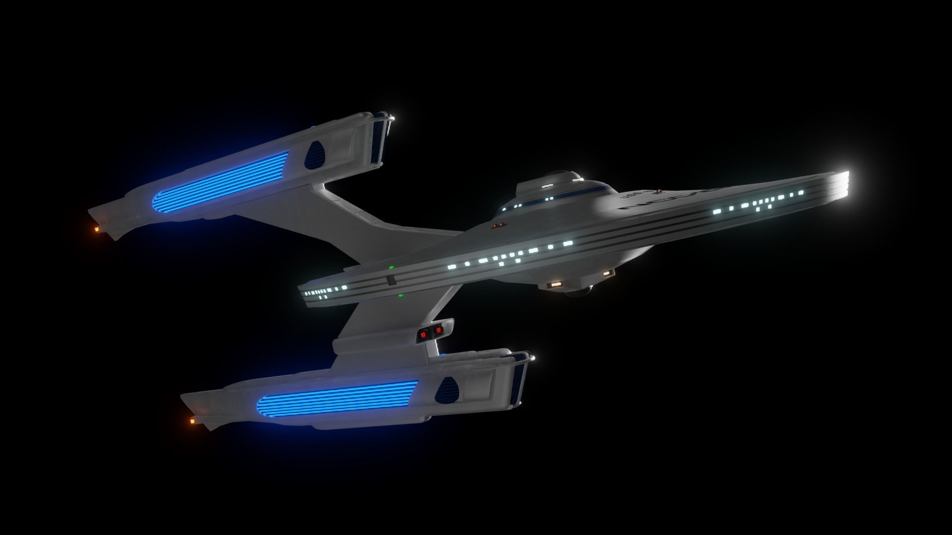 Akula Class Destroyer Free 3D model_4