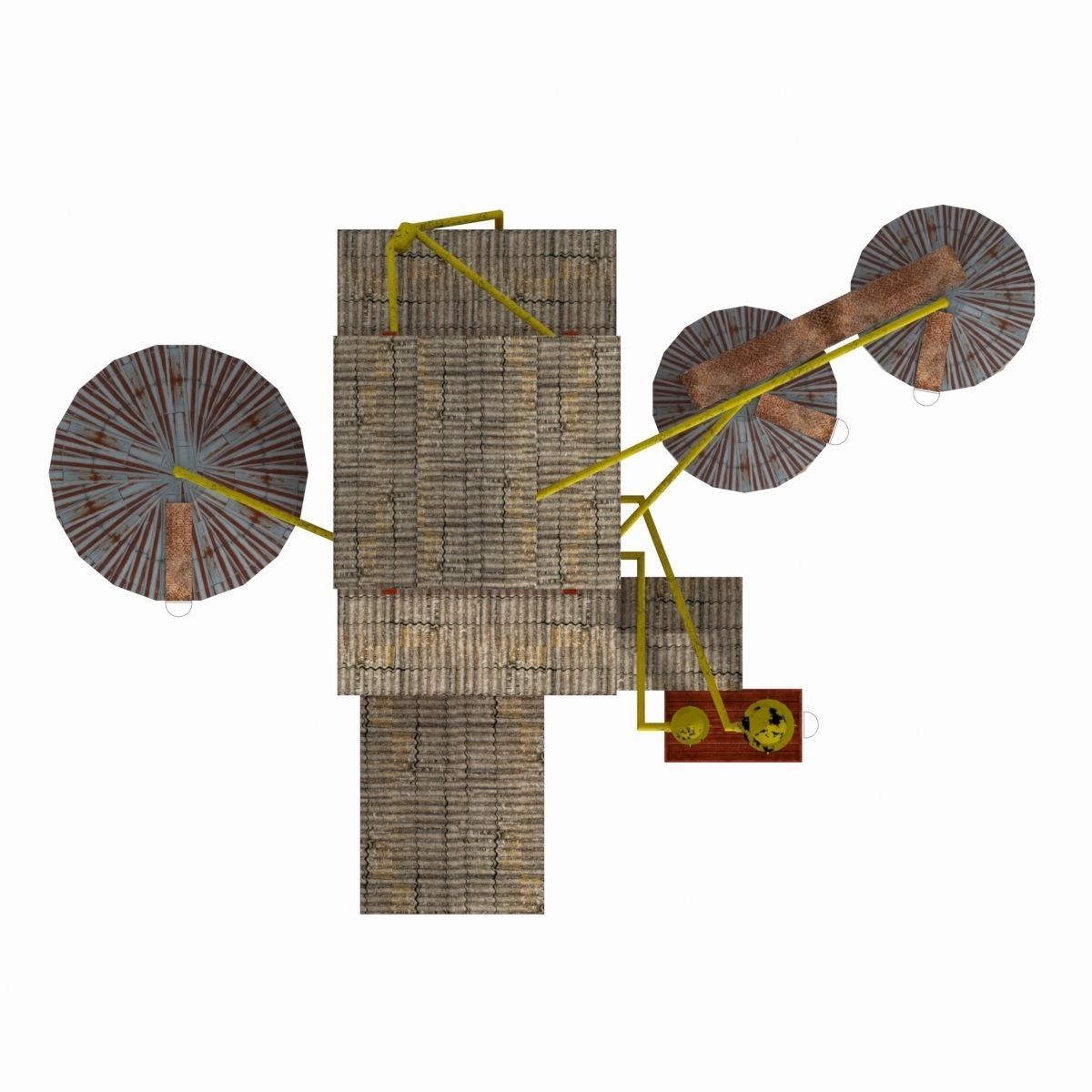 Elevator for corn 3D model_3