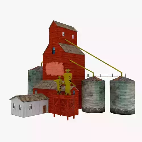 Elevator for corn 3D model
