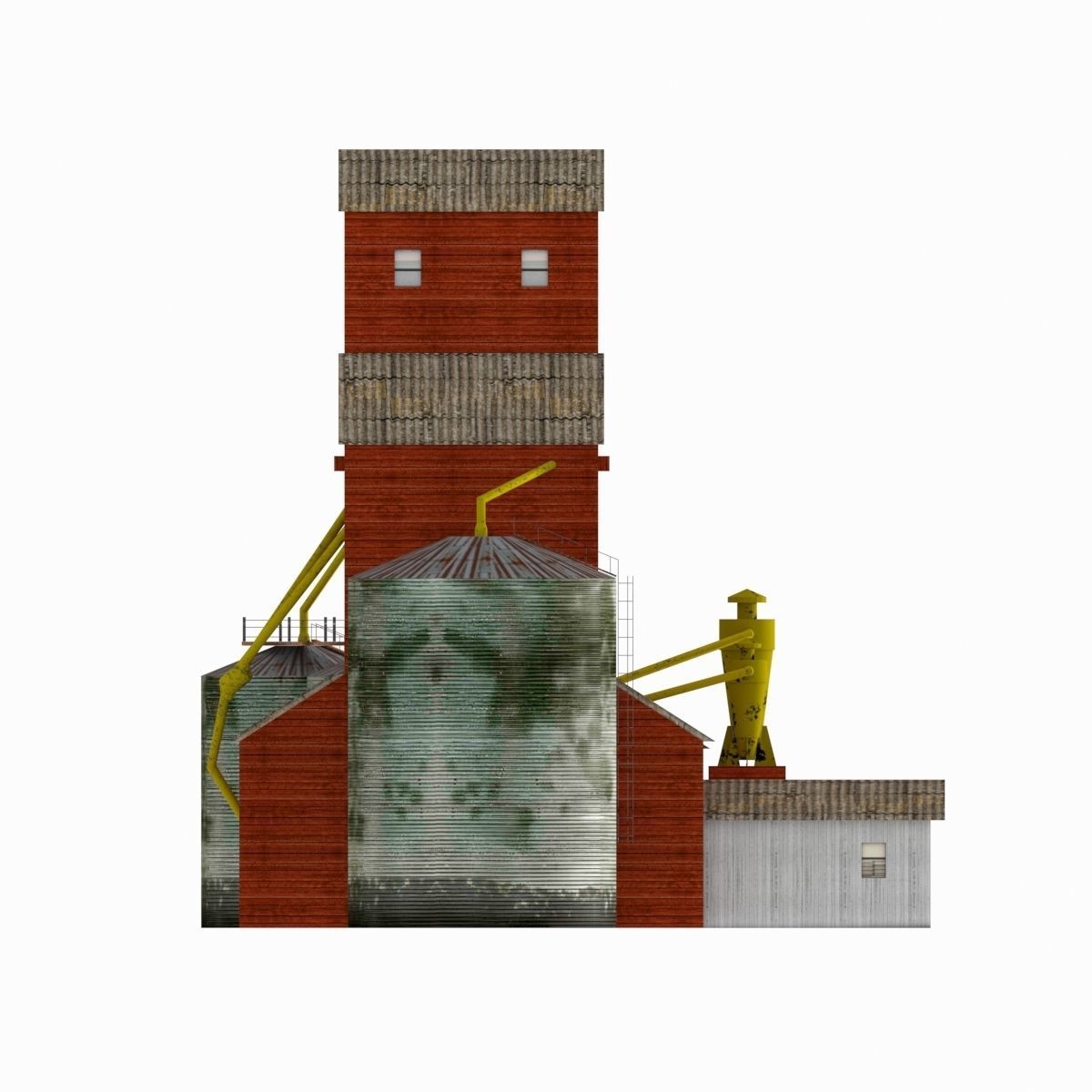 Elevator for corn 3D model_4