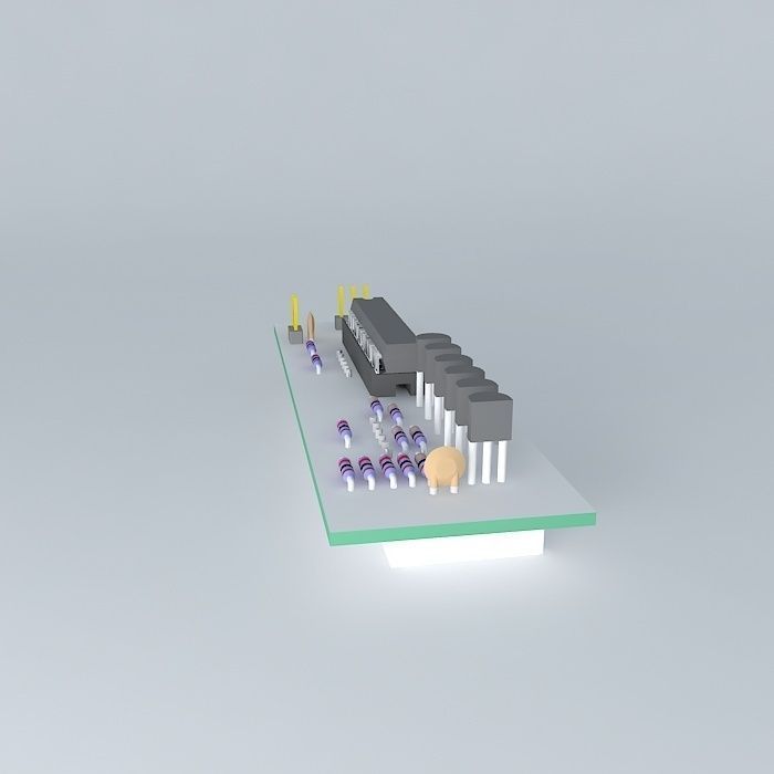 BelleVue LED Display Module Free 3D model_2