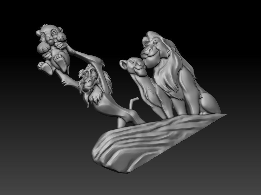 Panno Lion King 3D model_11