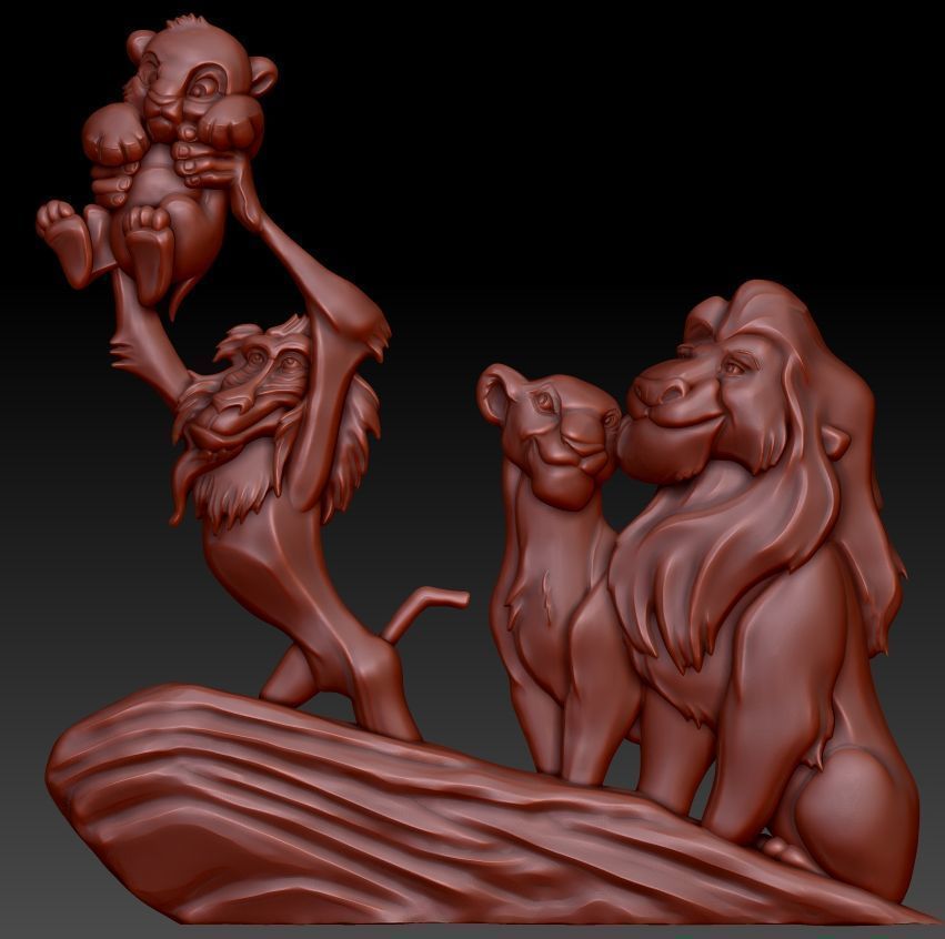 Panno Lion King 3D model_4