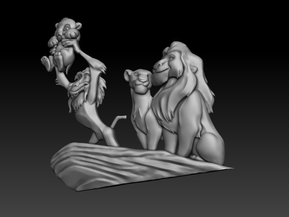 Panno Lion King 3D model_12