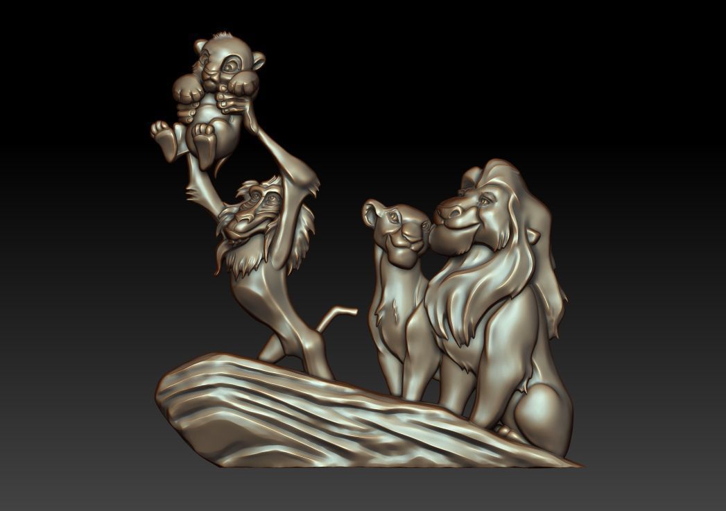 Panno Lion King 3D model_5