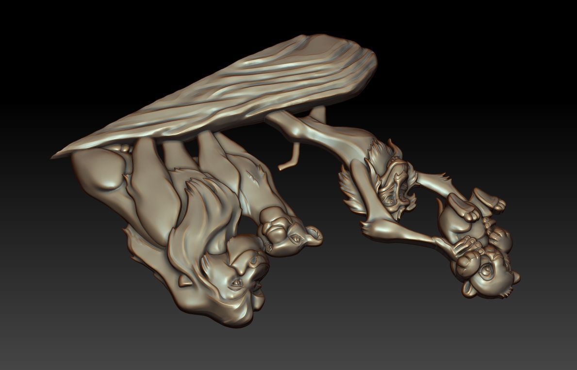 Panno Lion King 3D model_9