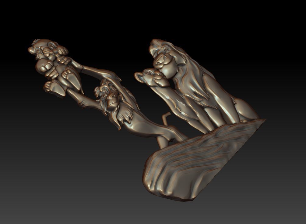 Panno Lion King 3D model_6