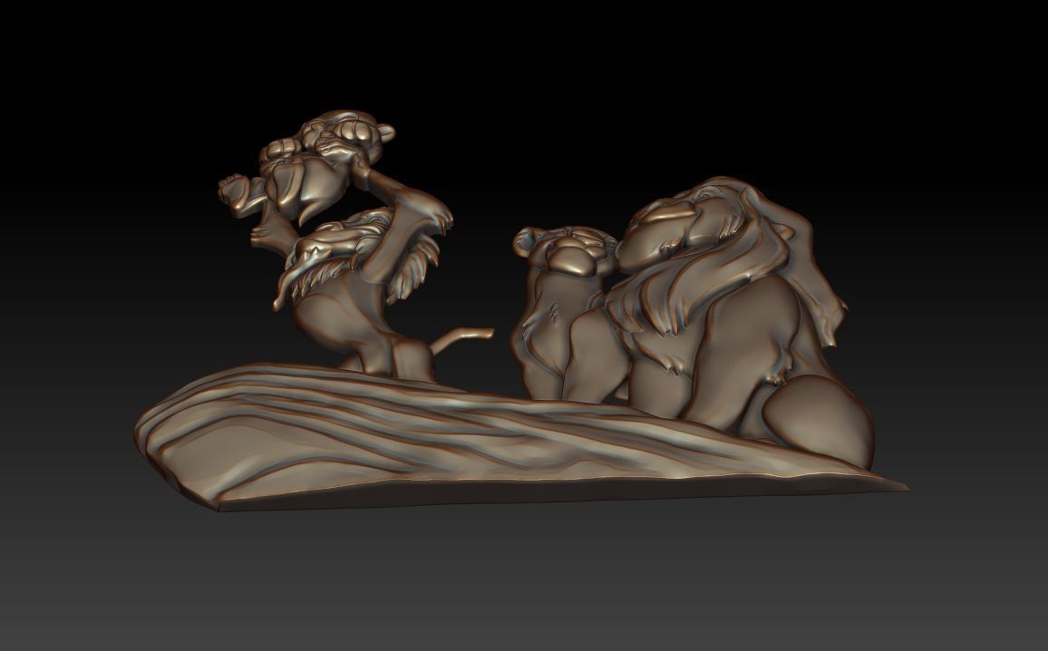 Panno Lion King 3D model_7