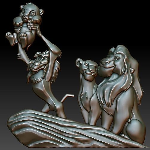 Panno Lion King 3D model