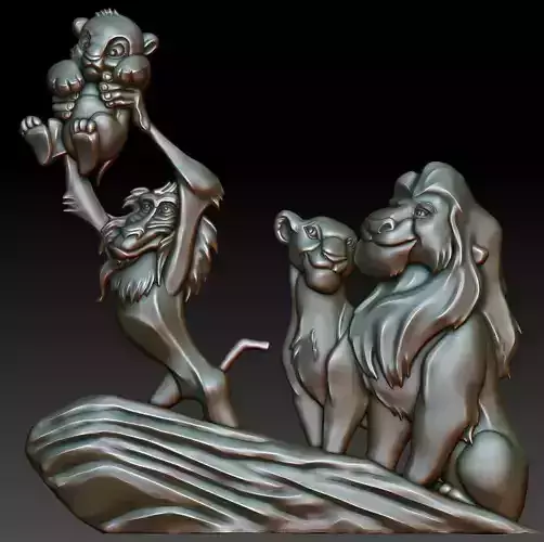 Panno Lion King 3D model