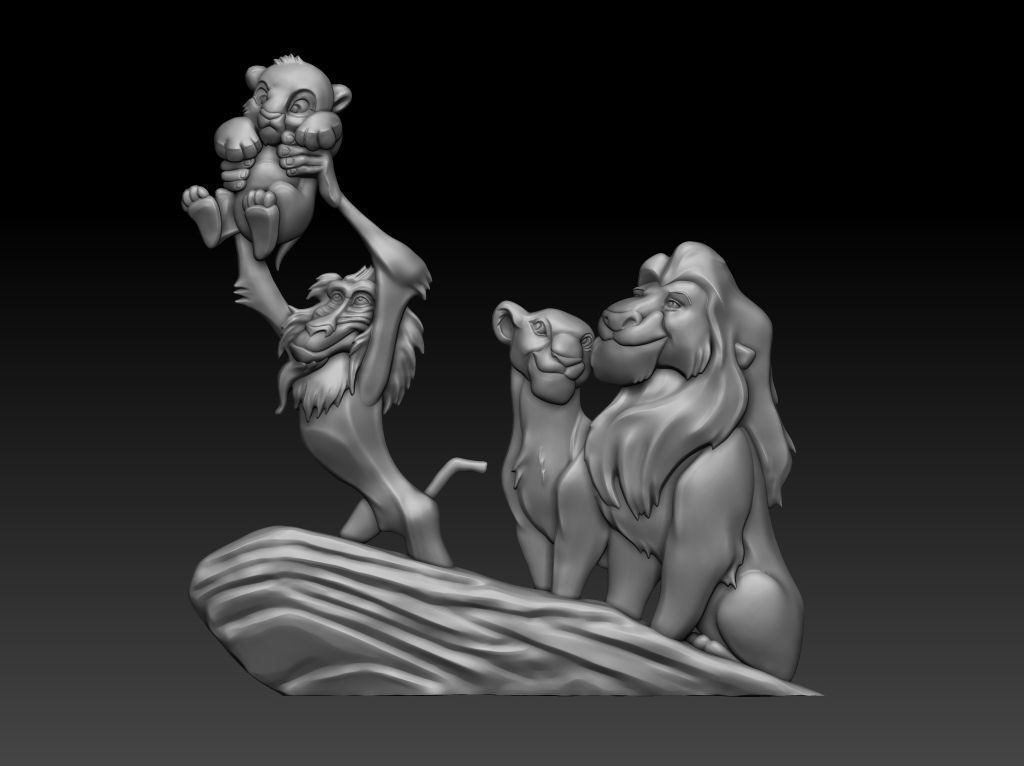 Panno Lion King 3D model_10