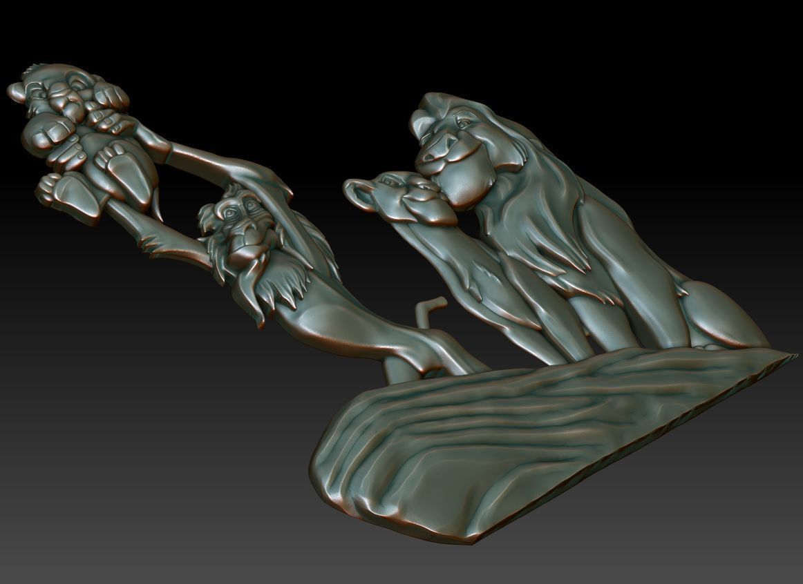 Panno Lion King 3D model_1