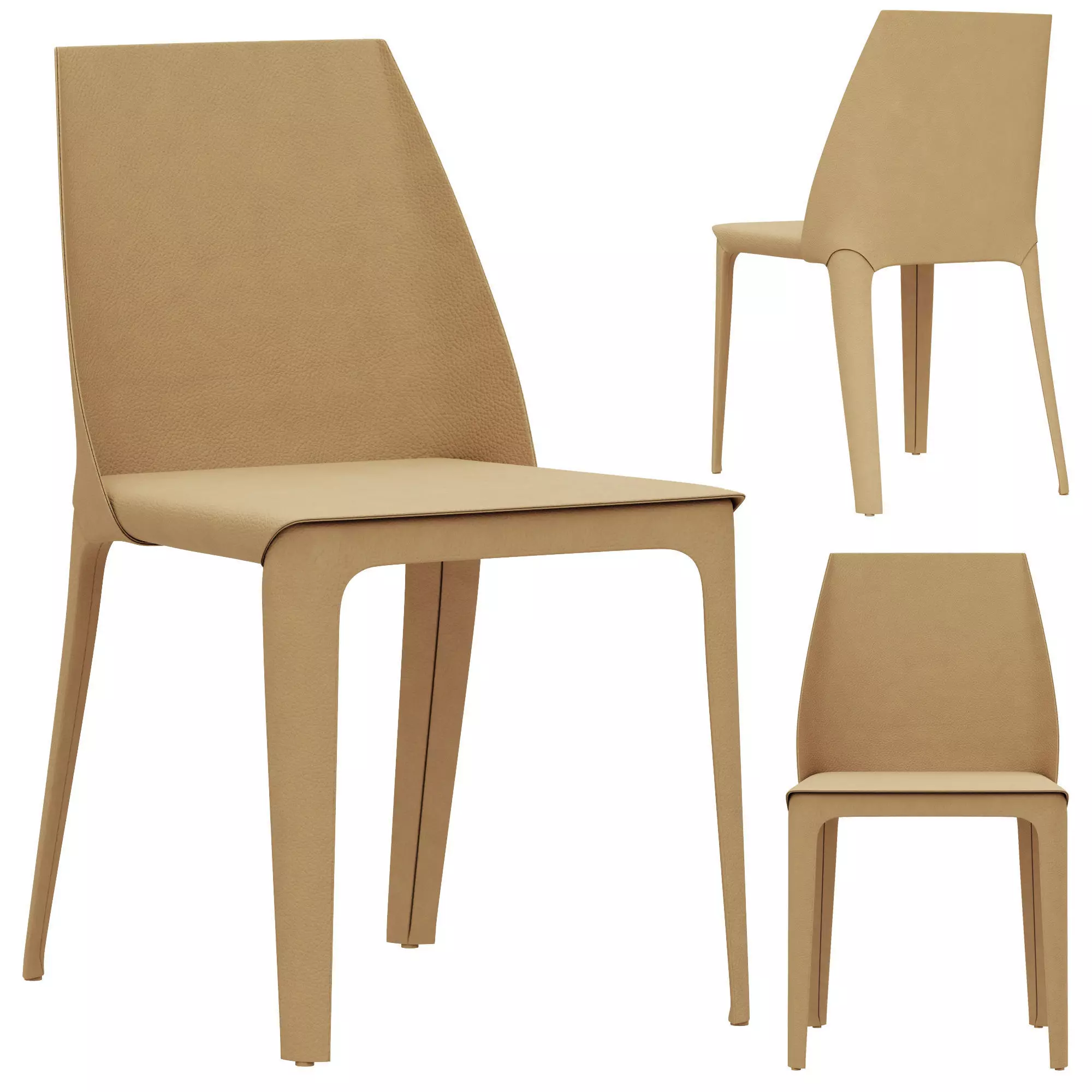 Flexform Isabel chair 3D model_0