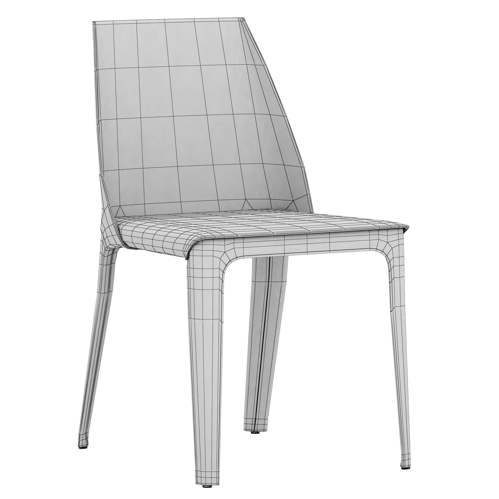 Flexform Isabel chair 3D model_9