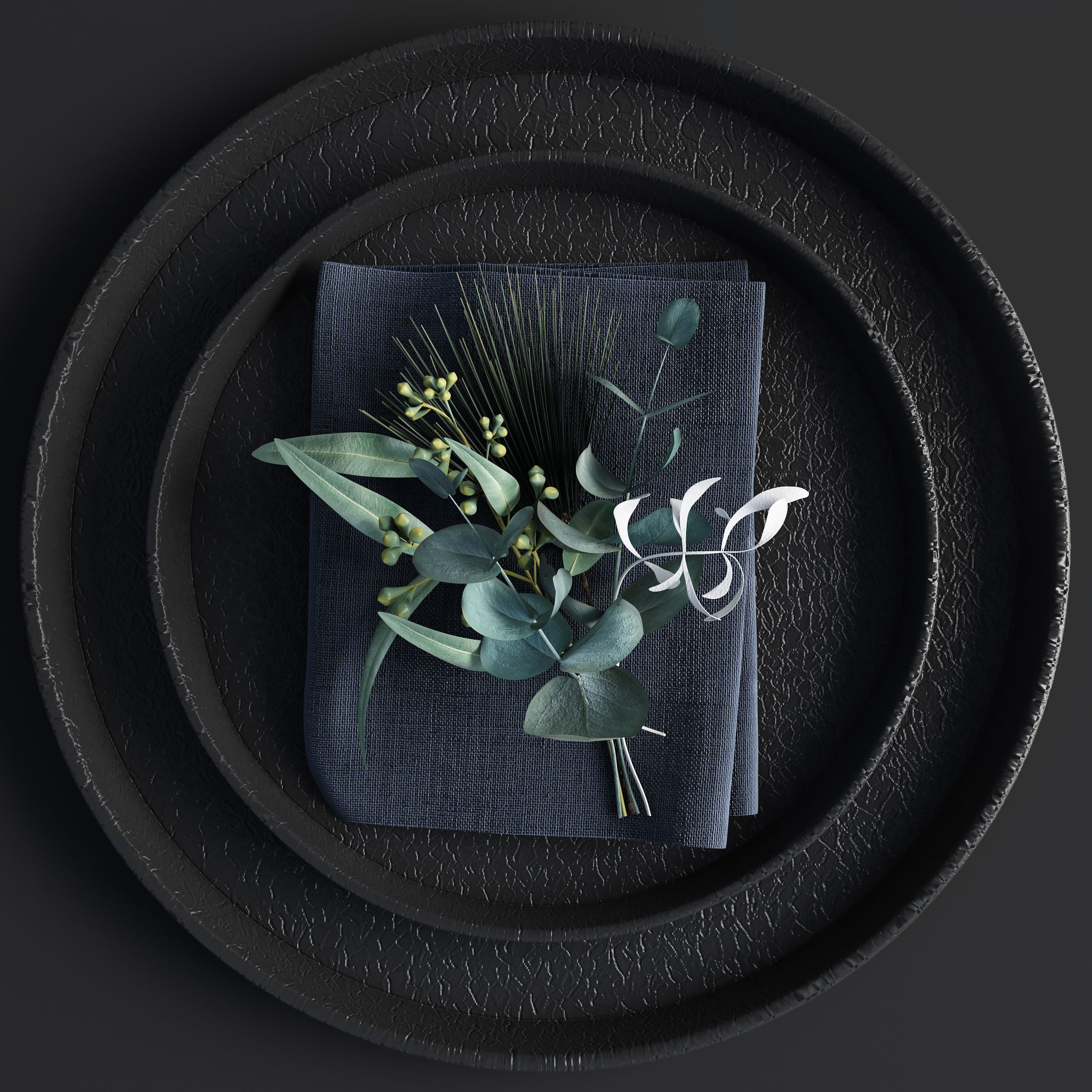 Table setting 001 3D model_9