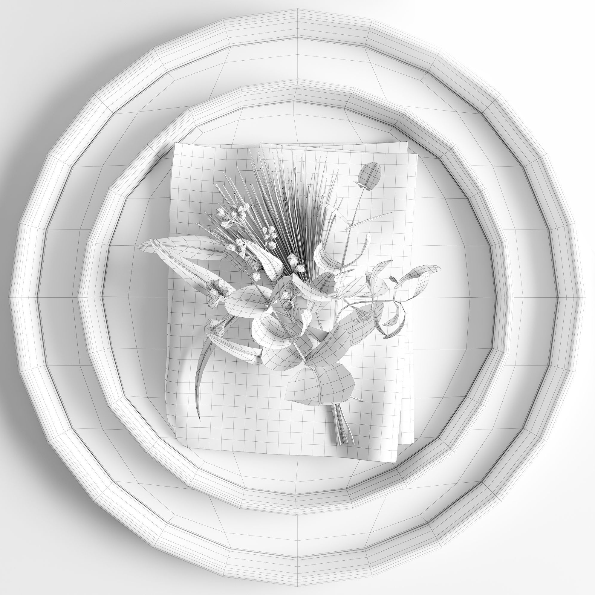 Table setting 001 3D model_10