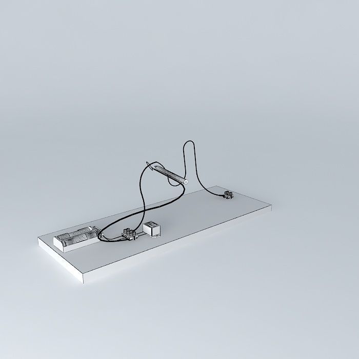 Steady Hand Buzzer Game Free 3D model_4