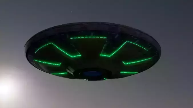 UFO Saucer A Free 3D model