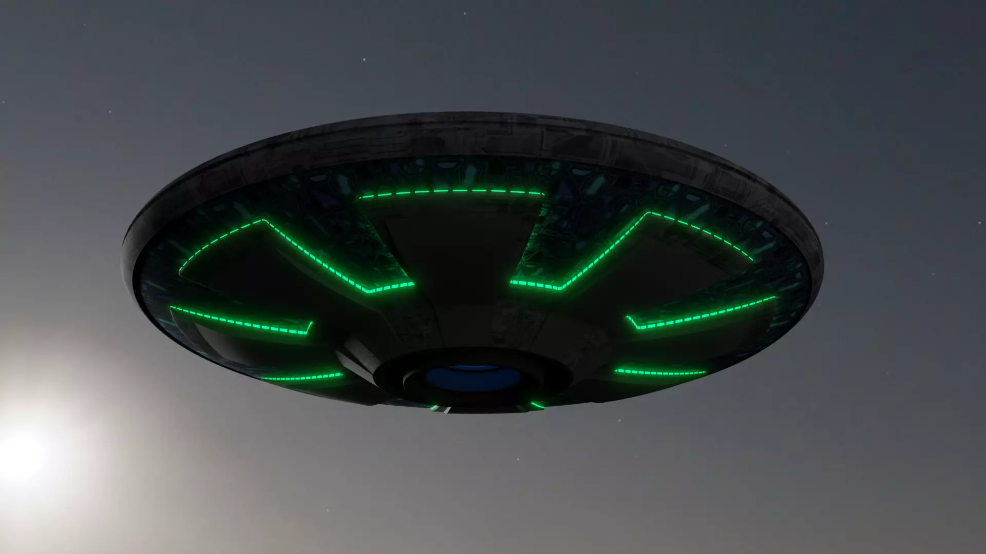 UFO Saucer A Free 3D model_0