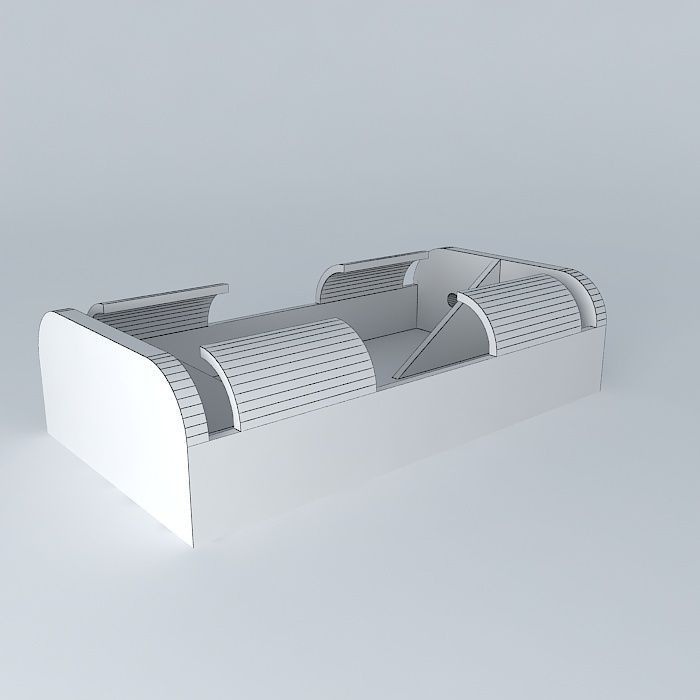 Battery Holder Free 3D model_3