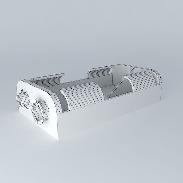 Battery Holder Free 3D model_4
