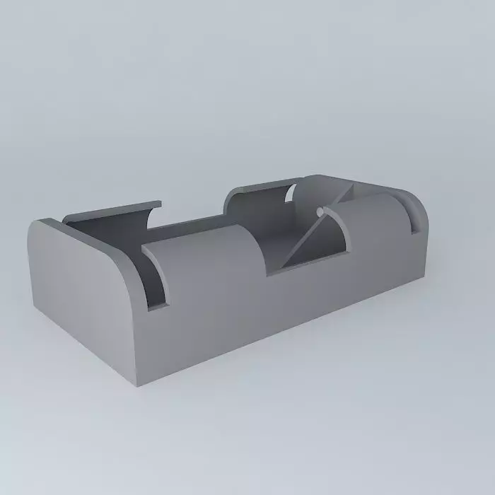 Battery Holder Free 3D model_0