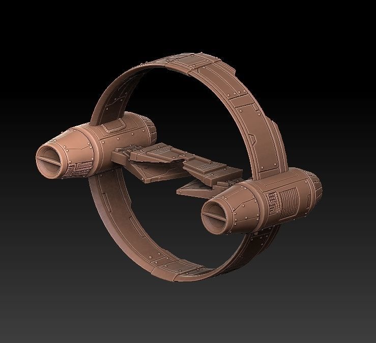 Hyper drive for delta 7 3D print model_1