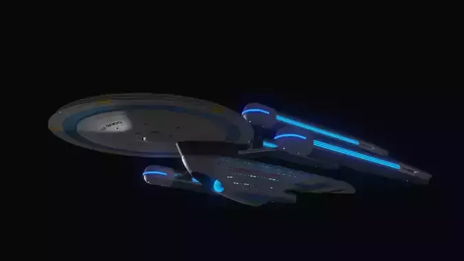 Cochrane Class Tactical Destroyer Free 3D model