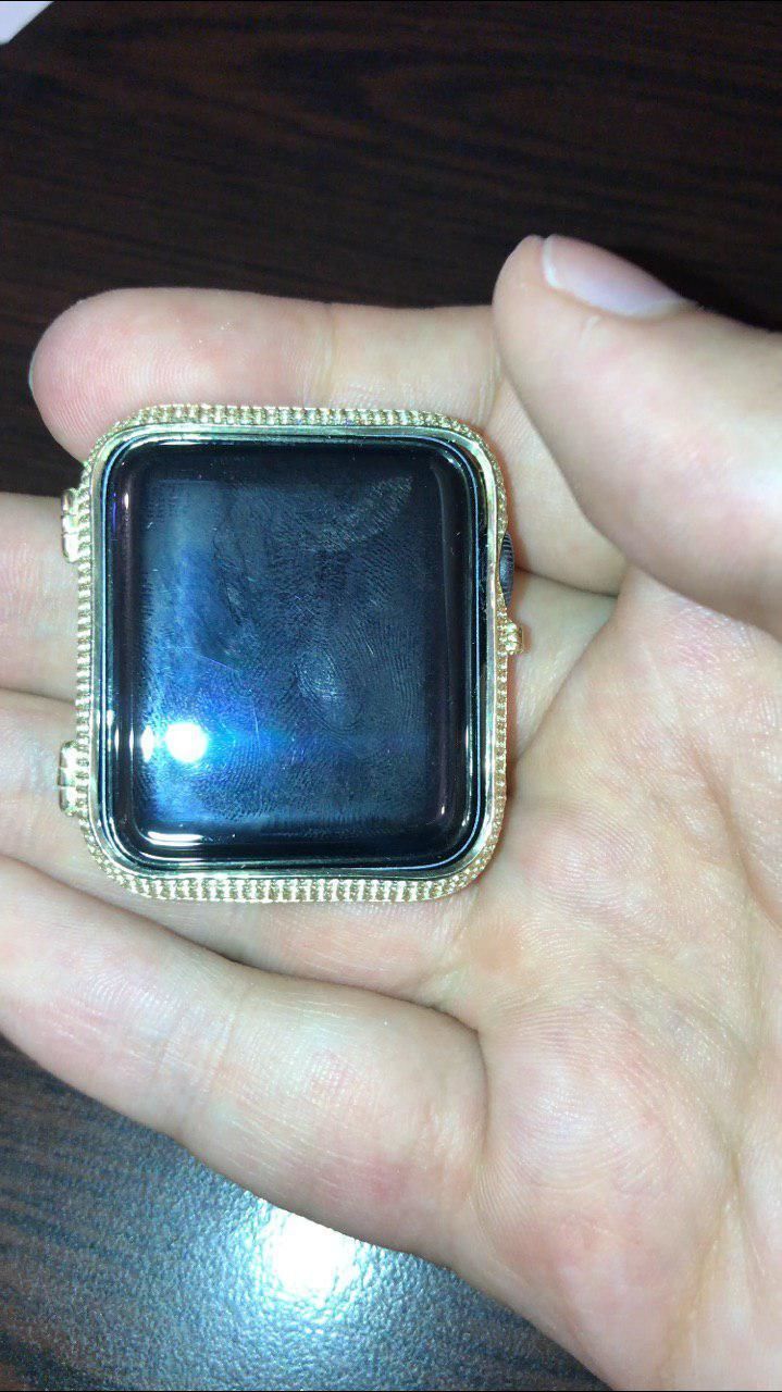 Iwacth 3 series Gold case 38mm 3D print model_12