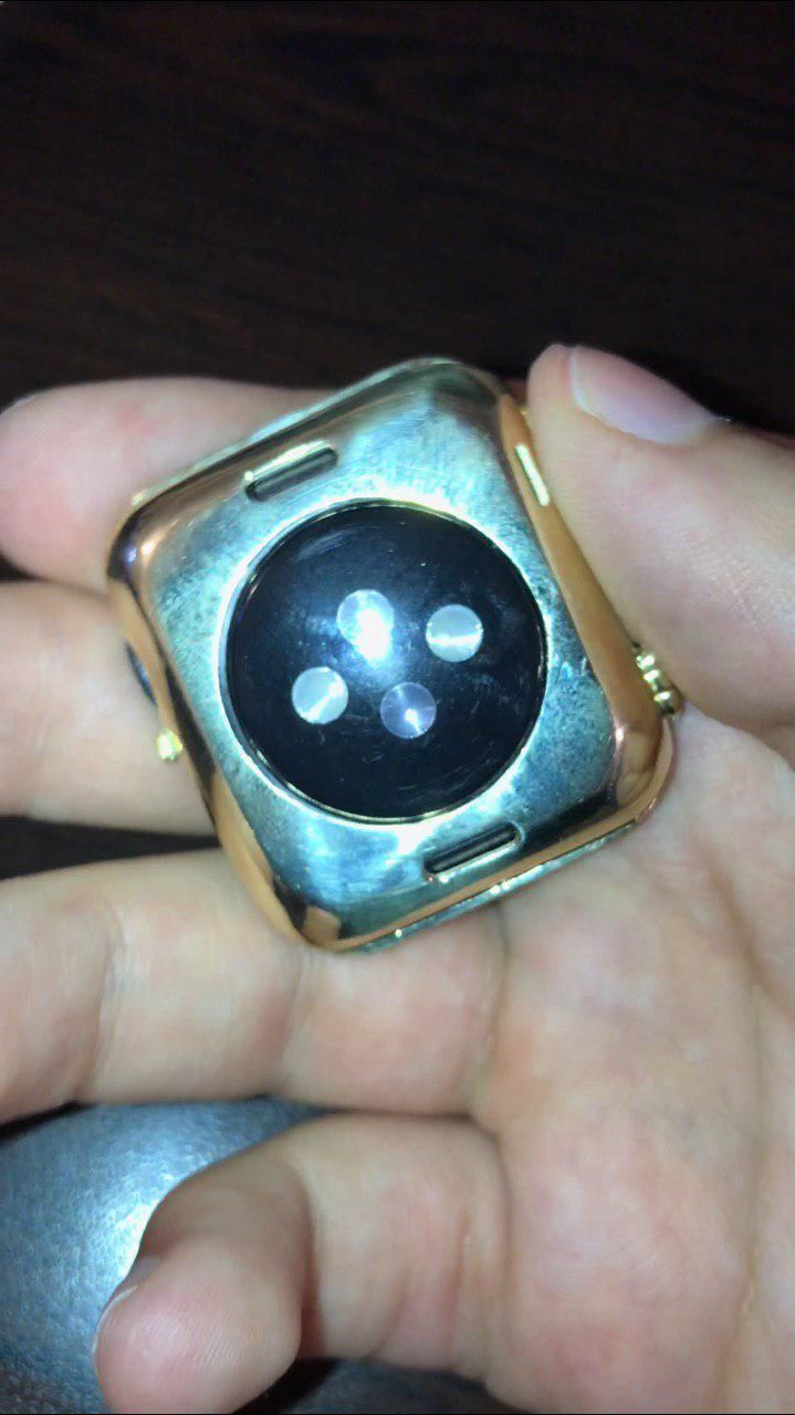 Iwacth 3 series Gold case 38mm 3D print model_11