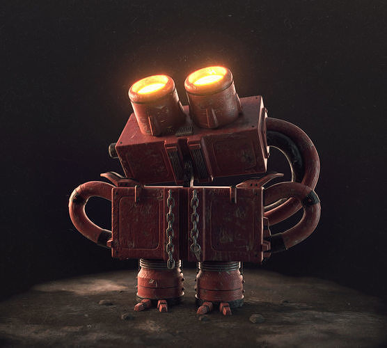 Mini Robot 3D model