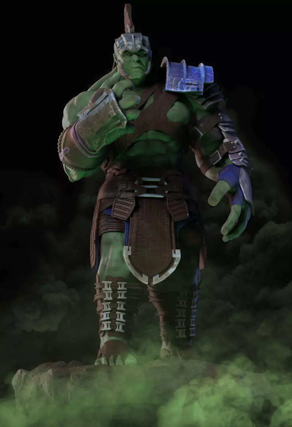 Hulk Gladiator 3D collectable 3D print model_0