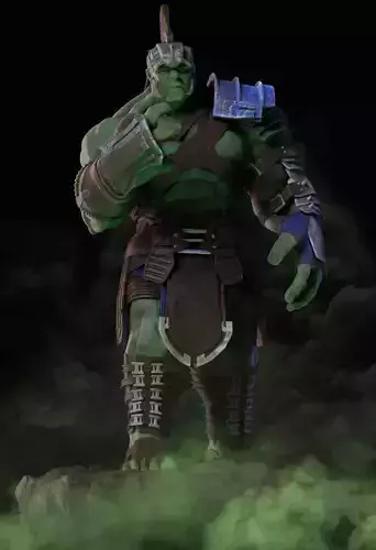Hulk Gladiator 3D collectable 3D print model