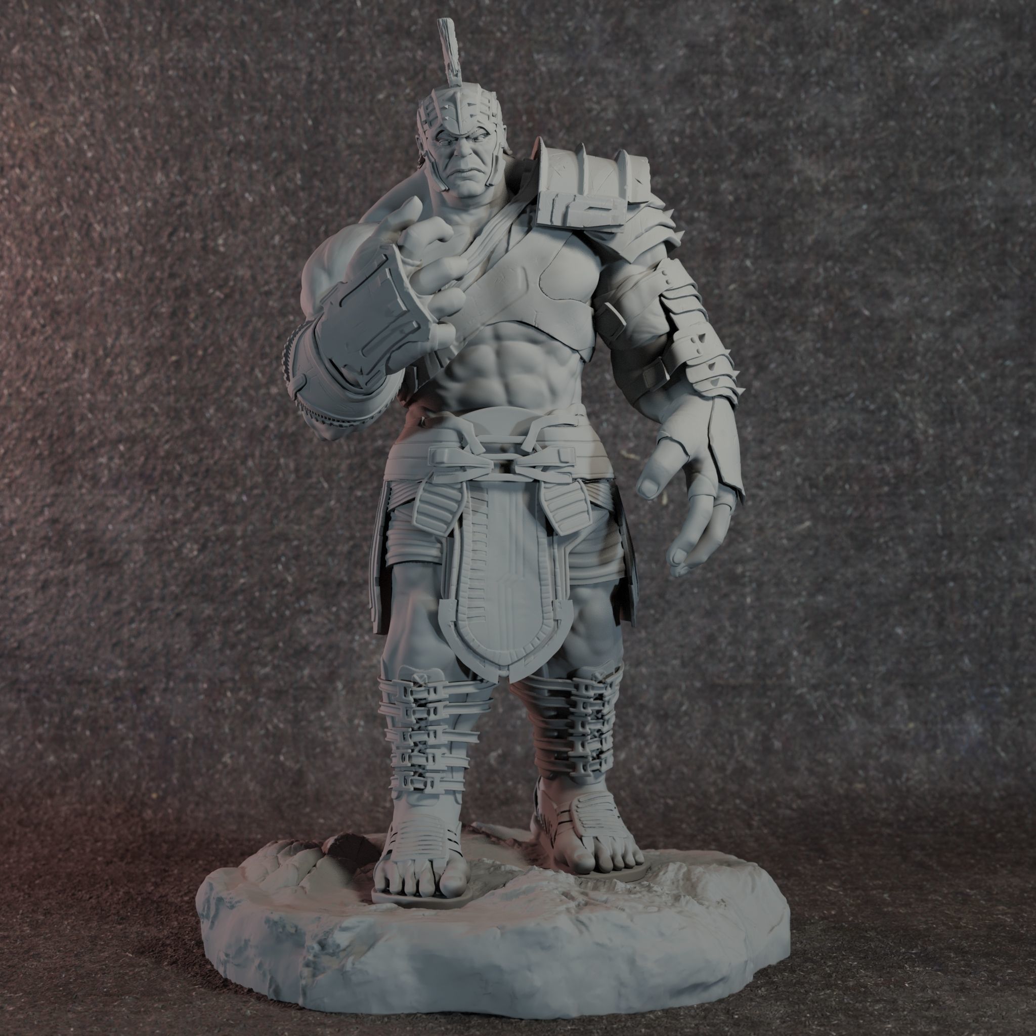 Hulk Gladiator 3D collectable 3D print model_1