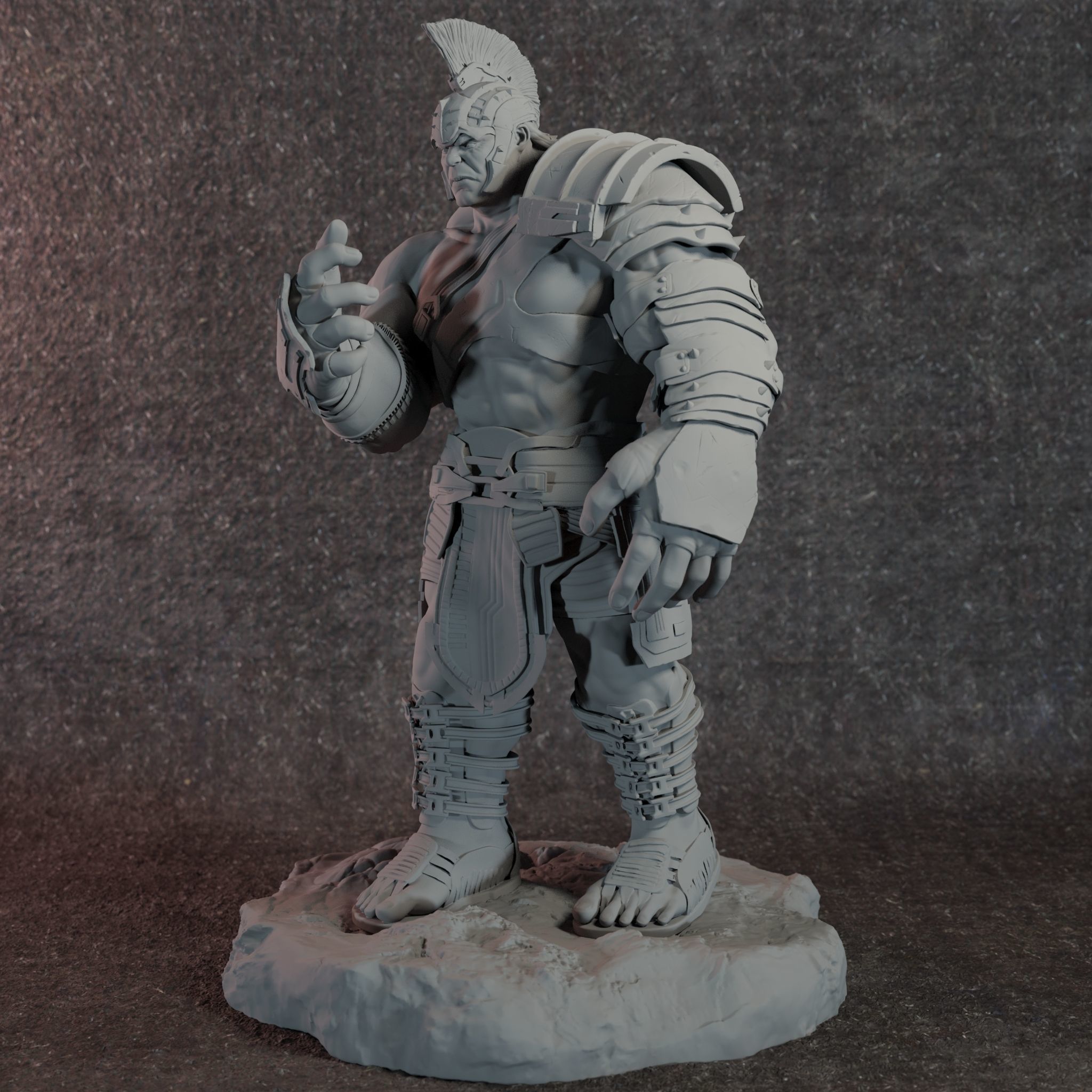 Hulk Gladiator 3D collectable 3D print model_5