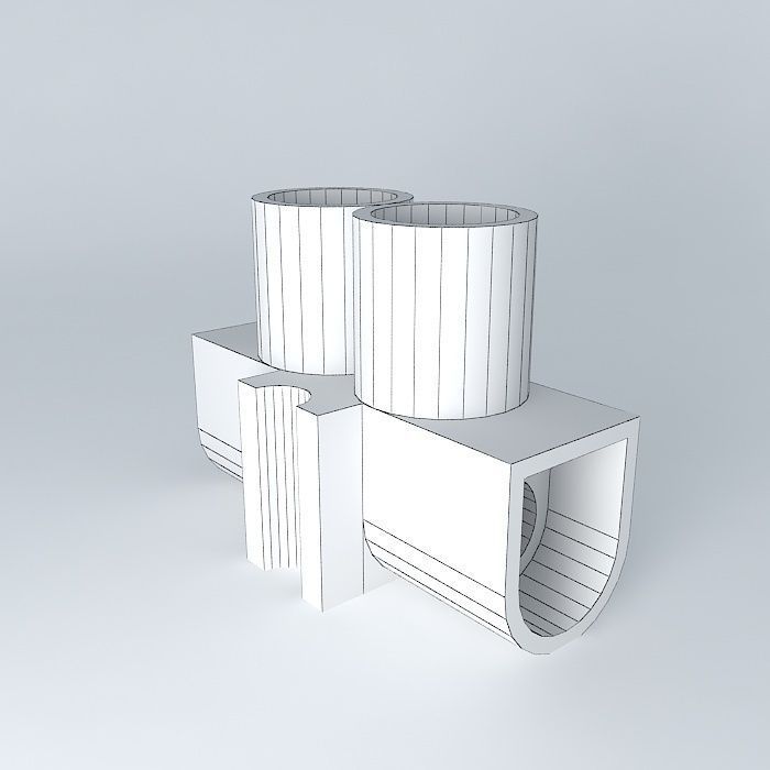 Screw terminal Free 3D model_4