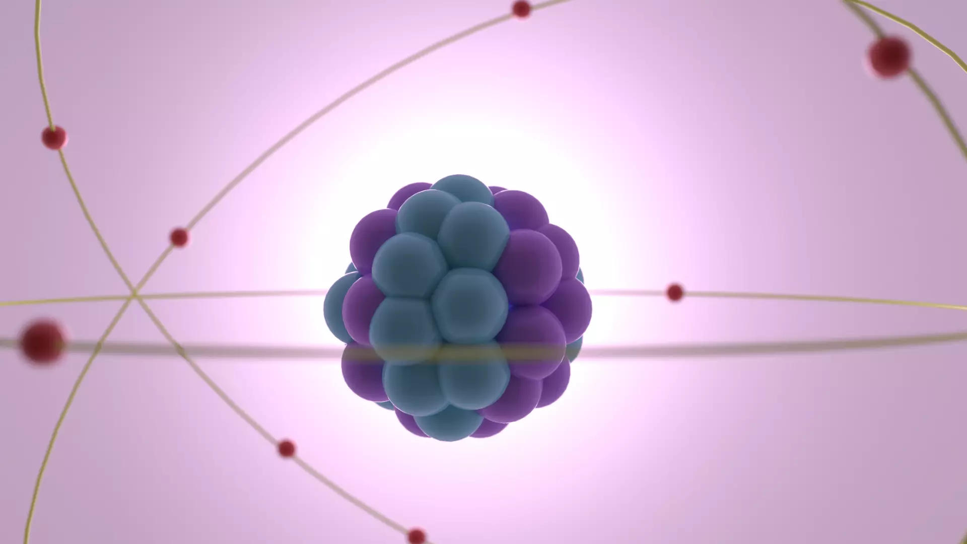 Atom in 3D 3D model_0