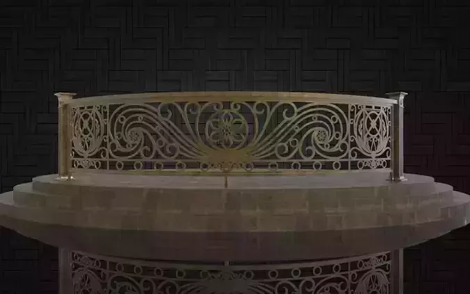 freelancer ornate wrought iron railing