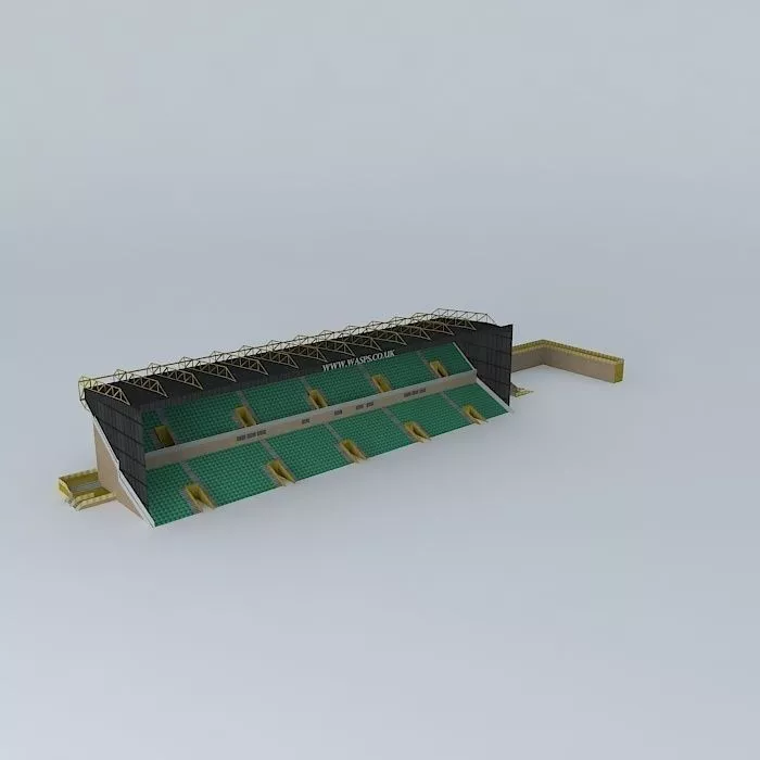 sparrow road yellow stands Free 3D model