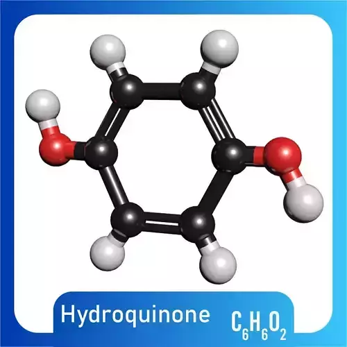 Hydroquinone 3D Model C6H6O2