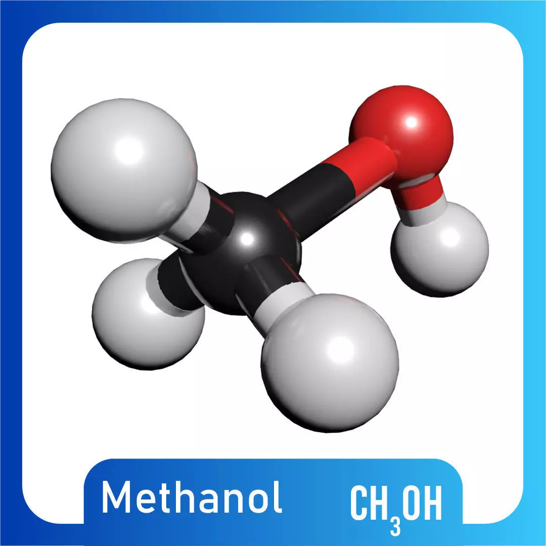 Methanol 3D Model CH3OH Free 3D model_0