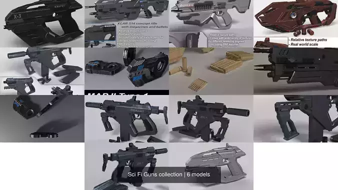 Sci Fi Guns collection