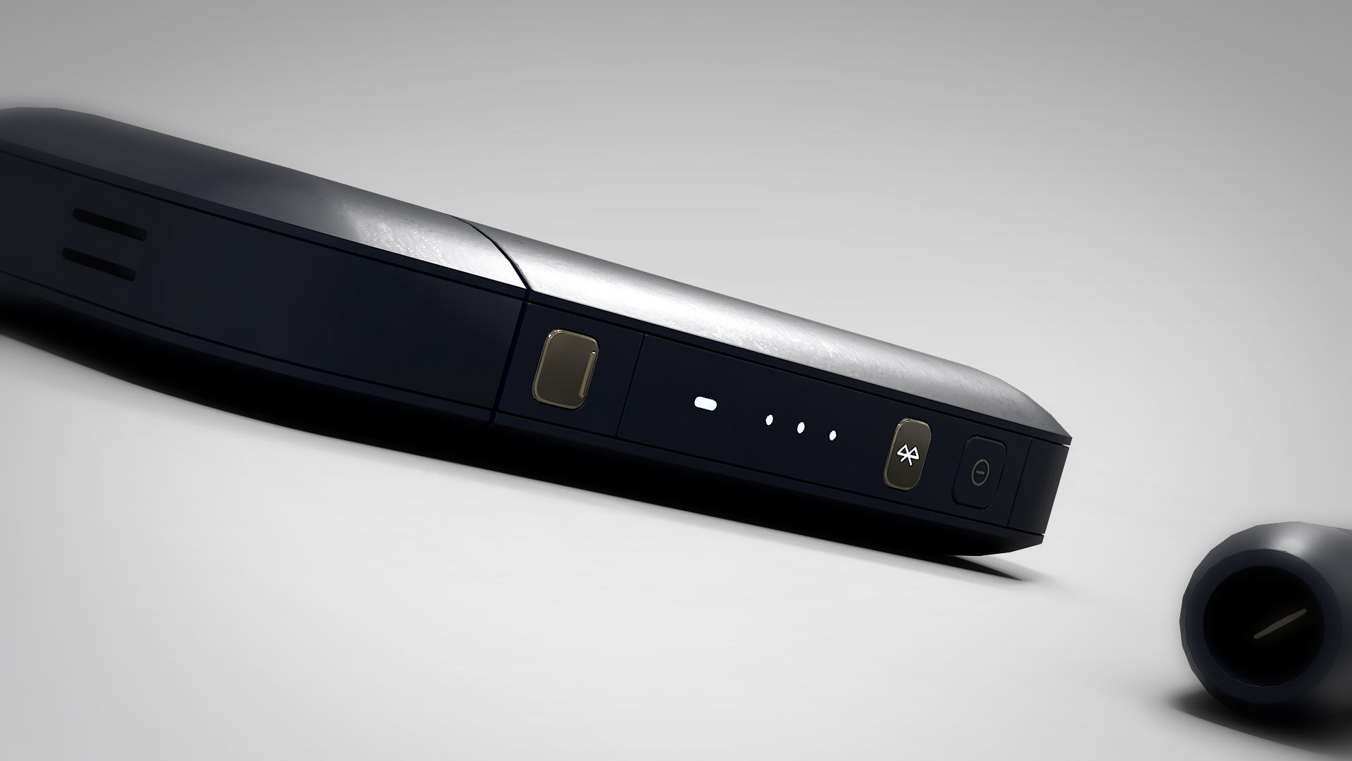 IQOS Original Dark Blue PBR Low-poly 3D model_6