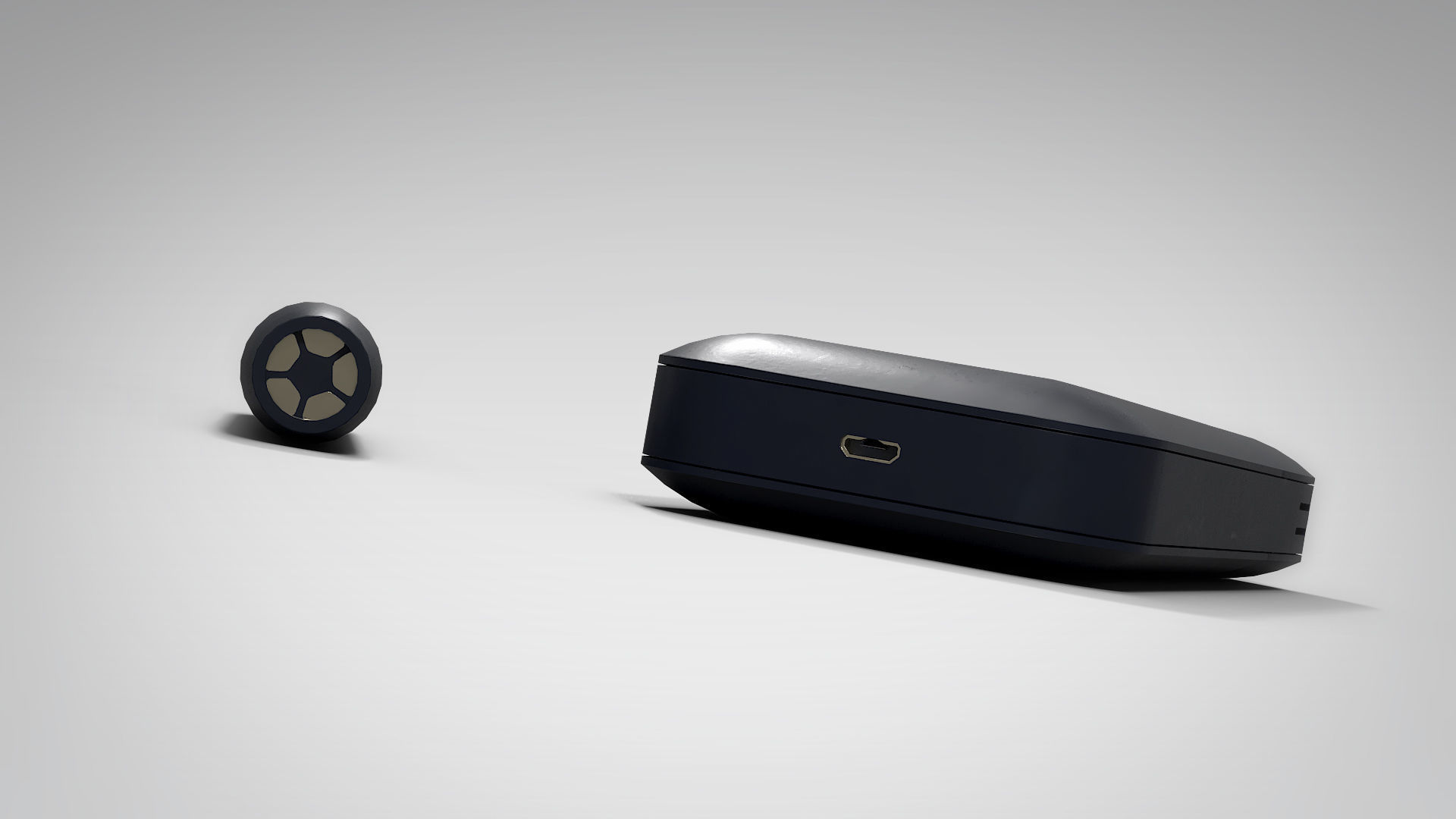 IQOS Original Dark Blue PBR Low-poly 3D model_3