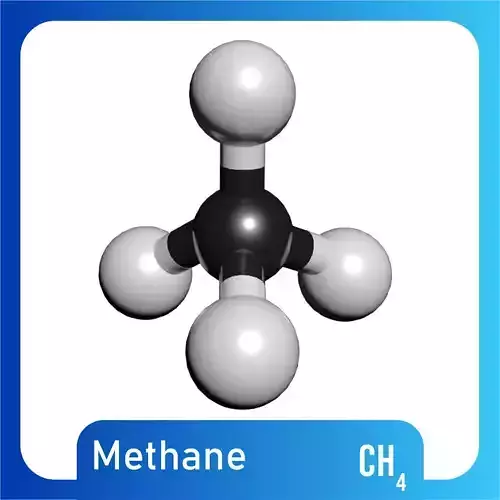 Methane 3D Model CH4  Free 3D model