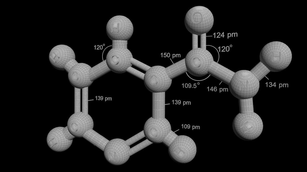 Nicotinamide 3D Model C6H6N2O 3D model_6